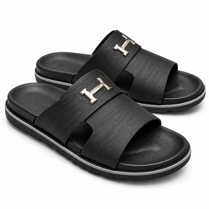 Premium H-Buckle Men’s Slides