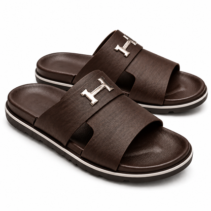 Premium H-Buckle Men’s Slides