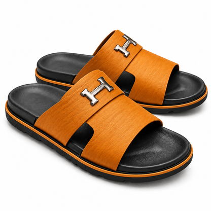 Premium H-Buckle Men’s Slides