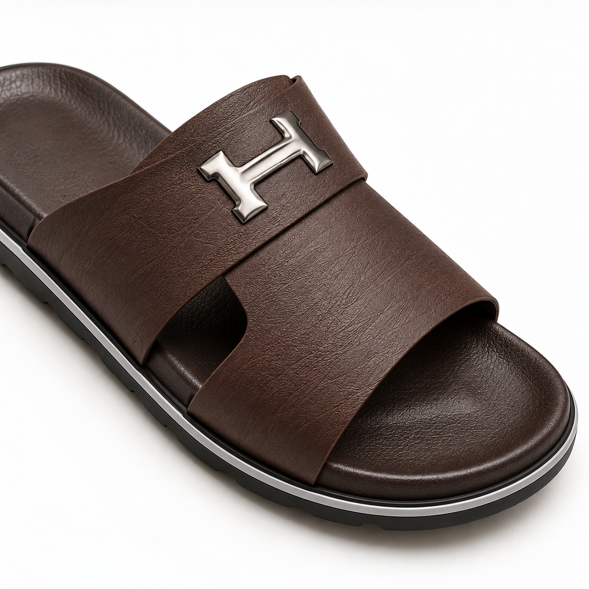 Premium H-Buckle Men’s Slides