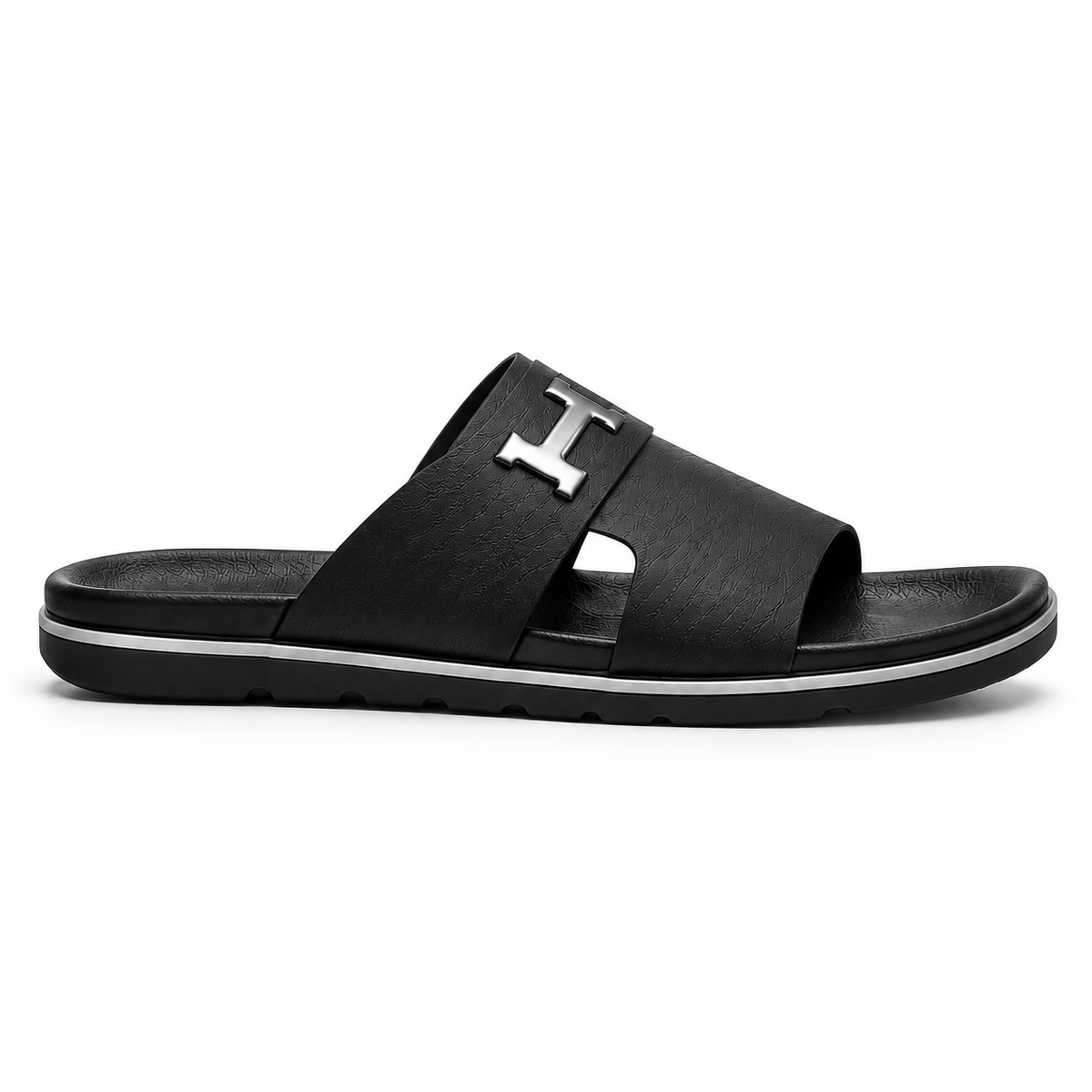 Premium H-Buckle Men’s Slides