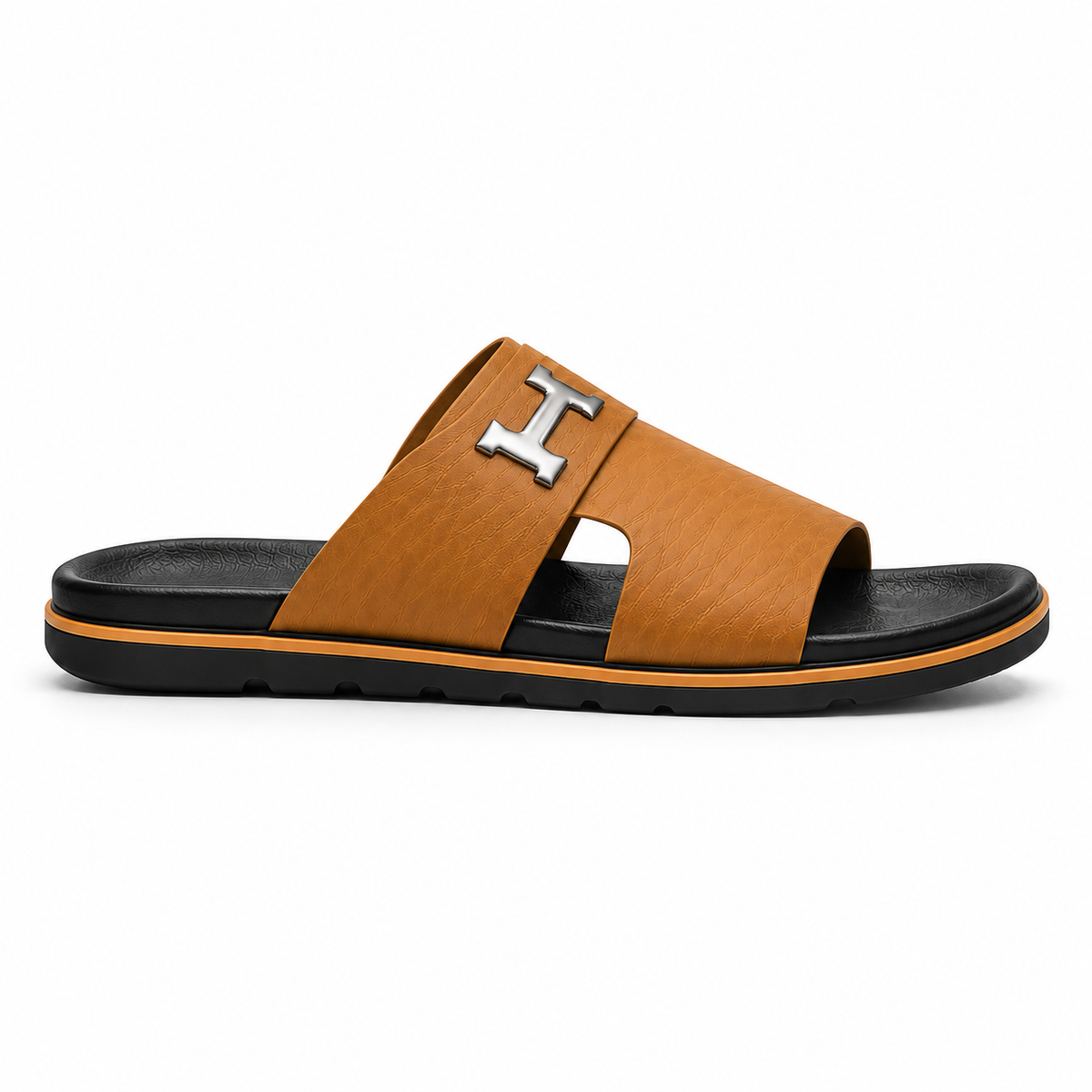 Premium H-Buckle Men’s Slides